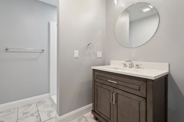 Bathroom, Dual Sink Vanities, Interior, Marble