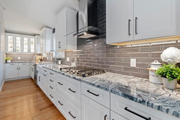 Interior, Kitchen, Wood Texture Flooring