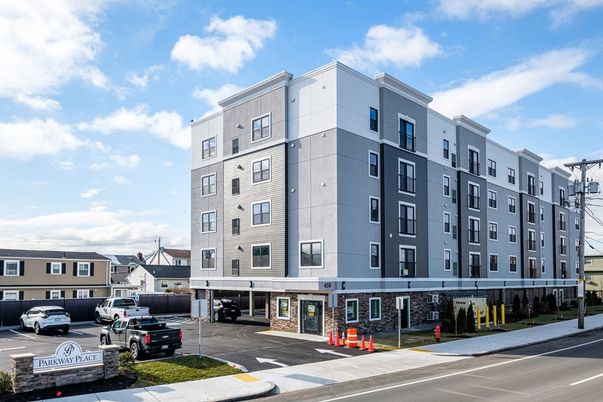 Exterior, Facade, Condo Building