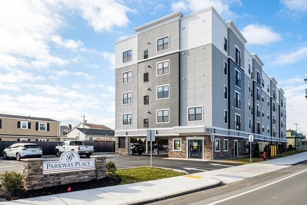 Exterior, Facade, Condo Building