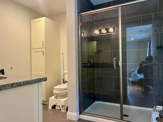 Bathroom, Glass Shower, Interior