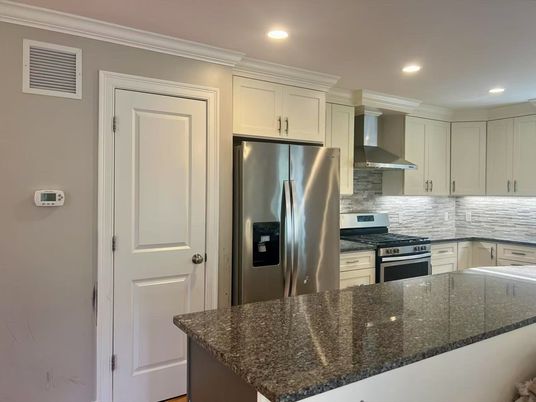 Interior, Kitchen, Recessed Lighting, Stainless Steel Appliances
