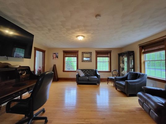 Home Office, Interior, Wood Texture Flooring