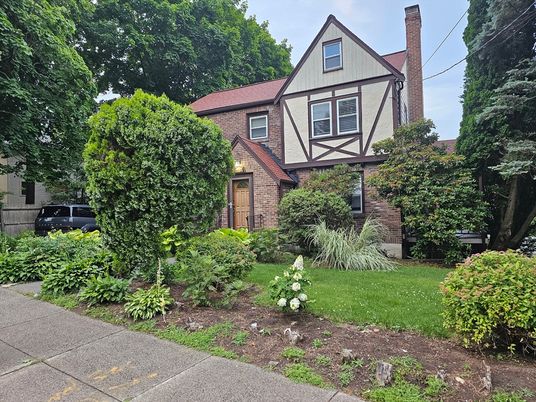 Exterior, Facade, Brick Facade, Tudor Revival