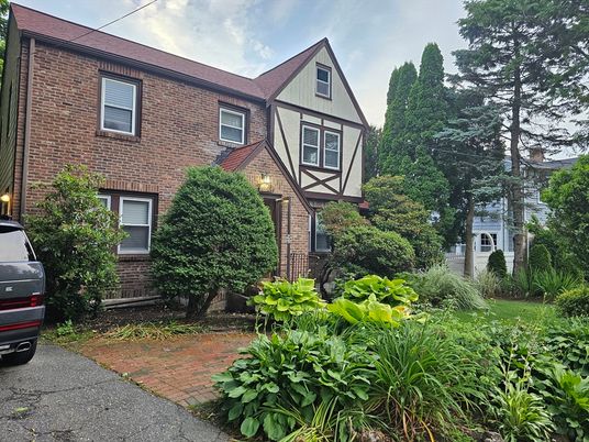 Exterior, Facade, Brick Facade, Tudor Revival