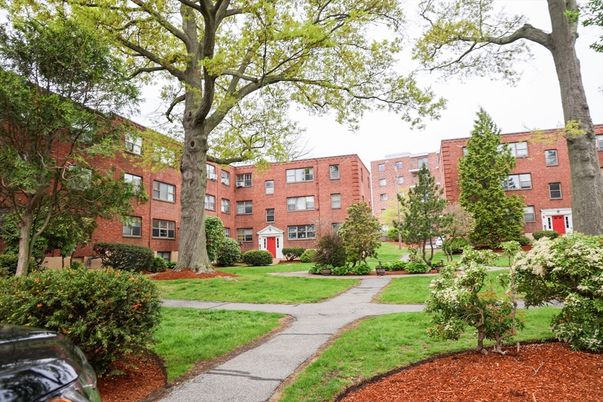 Exterior, Facade, Brick Facade, Condo Building
