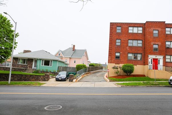 Exterior, Facade, Brick Facade, Condo Building