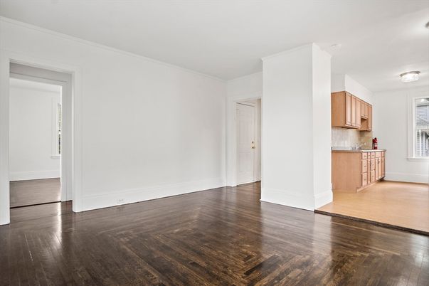 Empty room, Interior, Kitchen, Wood Texture Flooring