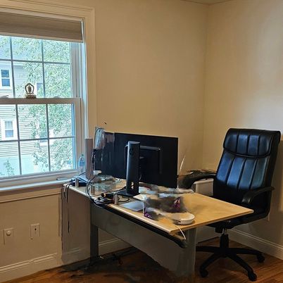 Home Office, Interior, Wood Texture Flooring