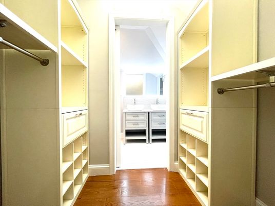 Interior, Walk-in Closets, Wood Texture Flooring