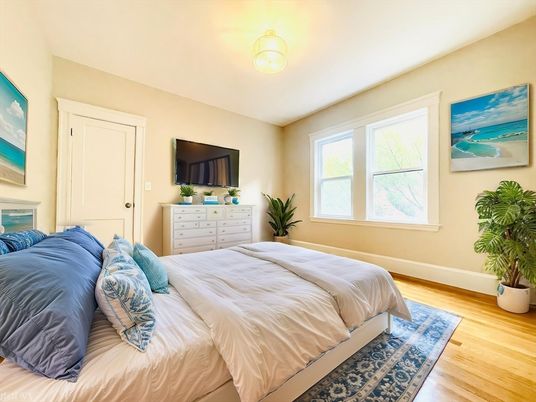 Bedroom, Interior, Wood Texture Flooring