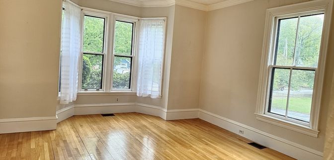 Empty room, Interior, Wood Texture Flooring