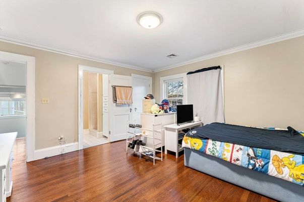Bedroom, Home Office, Interior, Wood Texture Flooring