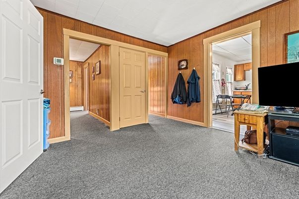 Home Office, Interior, Wooden Walls