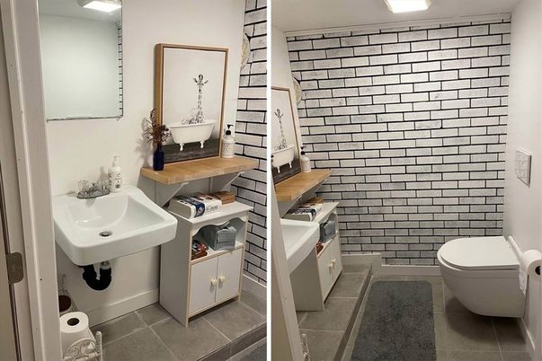 Bathroom, Interior, Stone Walls