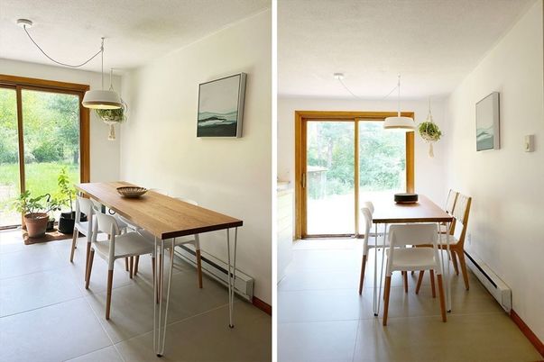 Dining room, Interior, Pendant Lights