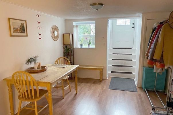Dining room, Interior, Wood Texture Flooring