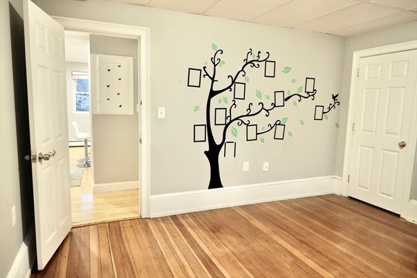Empty room, Interior, Wood Texture Flooring