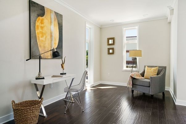 Home Office, Interior, Wood Texture Flooring