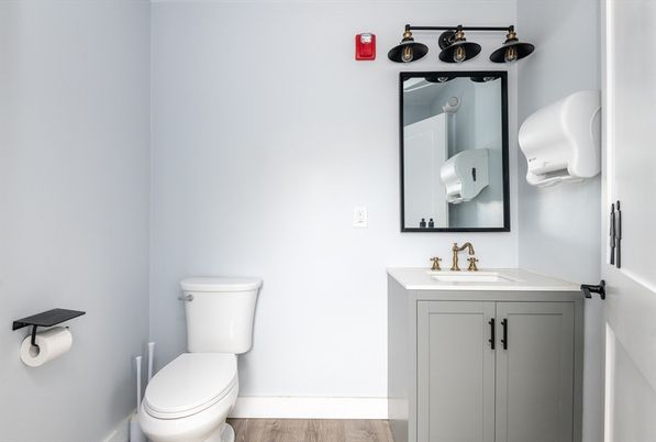 Bathroom, Interior, Wood Texture Flooring