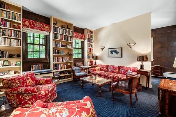 Interior, Living room, Stone Walls