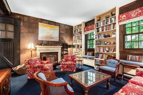 Fireplace, Interior, Living room, Stone Walls