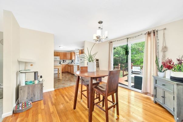 Chandelier, Dining room, Interior, Kitchen, Wood Texture Flooring