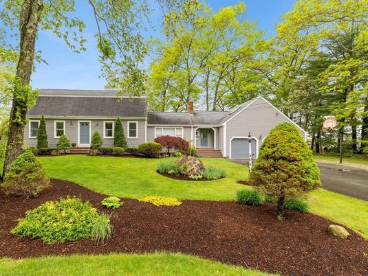 Attached, Backyard, Exterior, Facade, Cape Cod