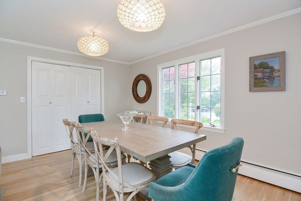 Dining room, Interior, Wood Texture Flooring
