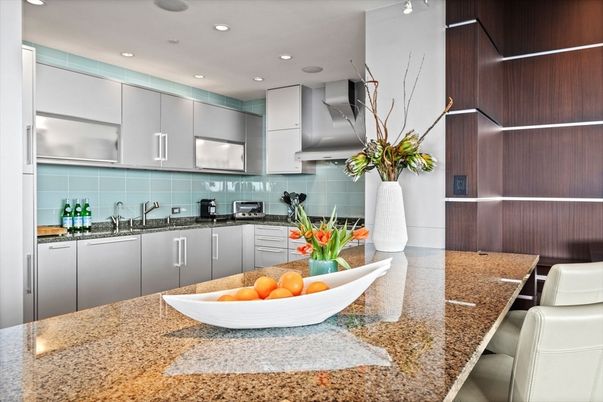 Interior, Kitchen, Recessed Lighting, Stainless Steel Appliances