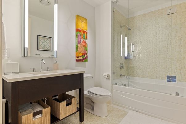 Bathroom, Glass Shower, Interior