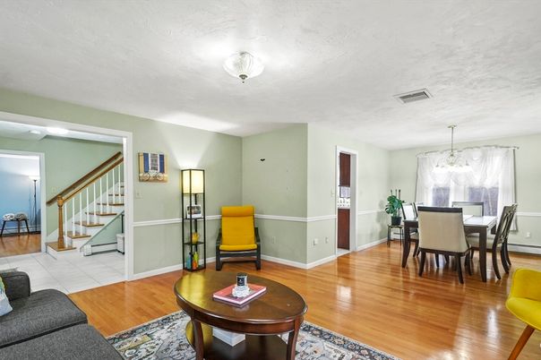 Dining room, Interior, Wood Texture Flooring