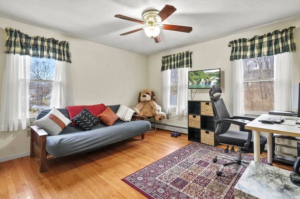 Home Office, Interior, Wood Texture Flooring