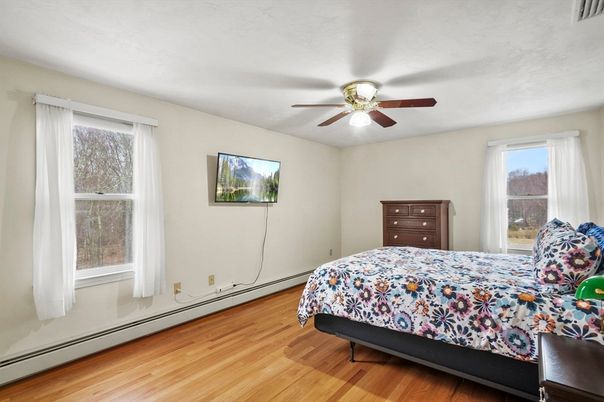Bedroom, Interior, Wood Texture Flooring
