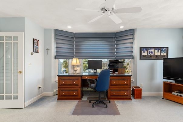 Home Office, Interior, Recessed Lighting