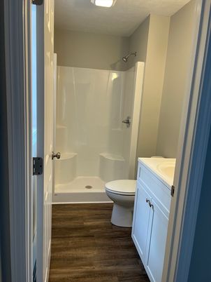 Bathroom, Interior, Wood Texture Flooring
