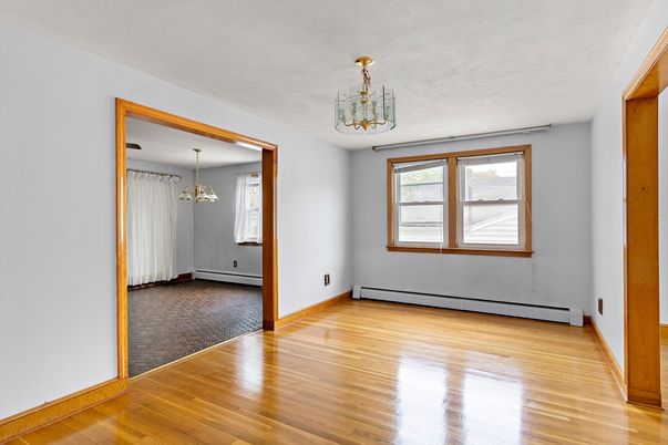 Chandelier, Empty room, Interior