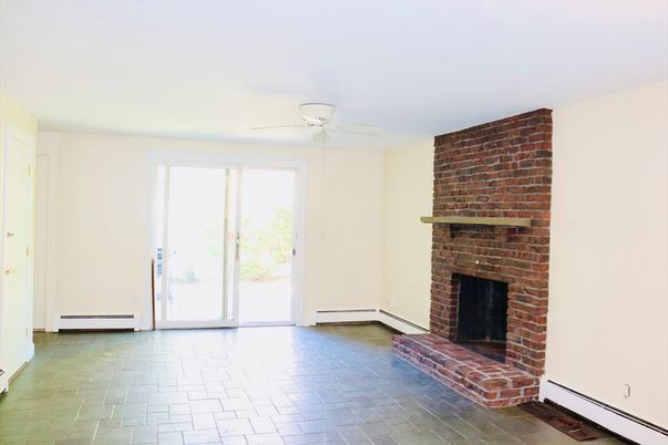 Empty room, Fireplace, Interior, Stone Walls