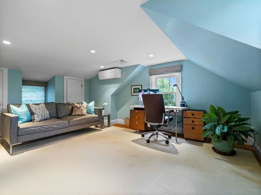 Home Office, Interior, Recessed Lighting
