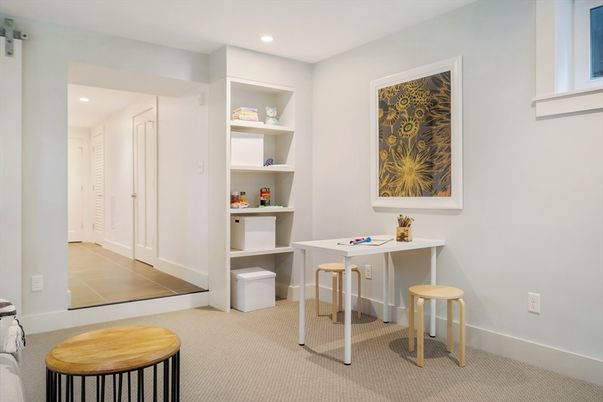 Home Office, Interior, Recessed Lighting