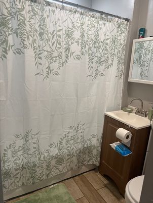 Bathroom, Interior, Wood Texture Flooring