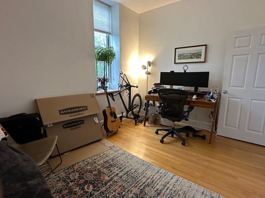 Home Office, Interior, Wood Texture Flooring