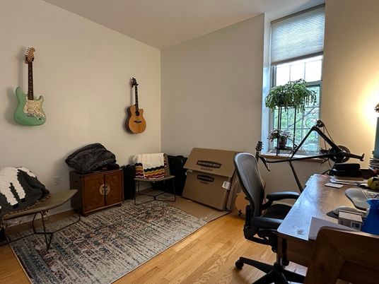 Home Office, Interior, Wood Texture Flooring