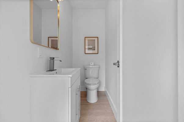 Bathroom, Interior, Wood Texture Flooring