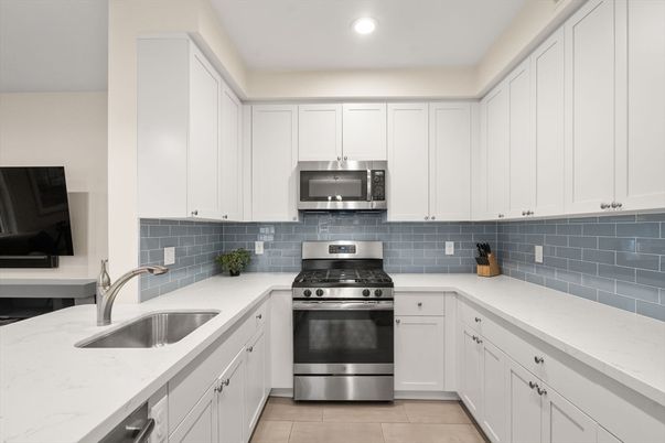 Interior, Kitchen, Recessed Lighting, Stainless Steel Appliances