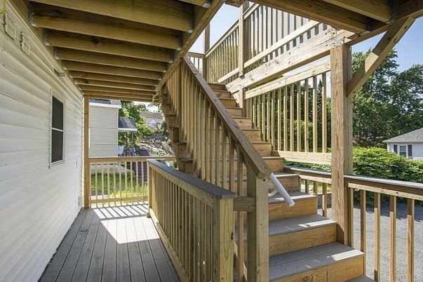 Exterior, Wood Texture Flooring