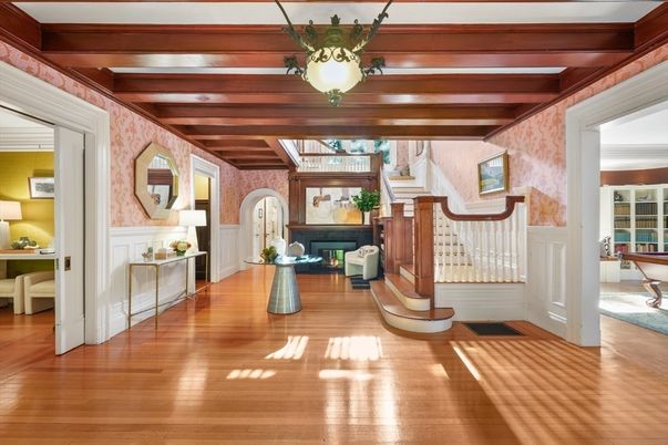 Interior, Wooden Beams, Wood Texture Flooring