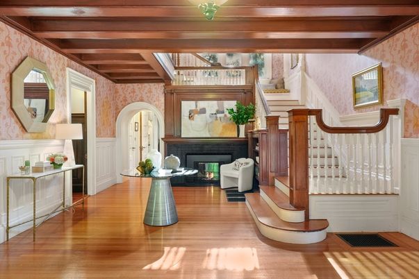 Fireplace, Interior, Wooden Beams, Wooden Ceilings, Wood Texture Flooring