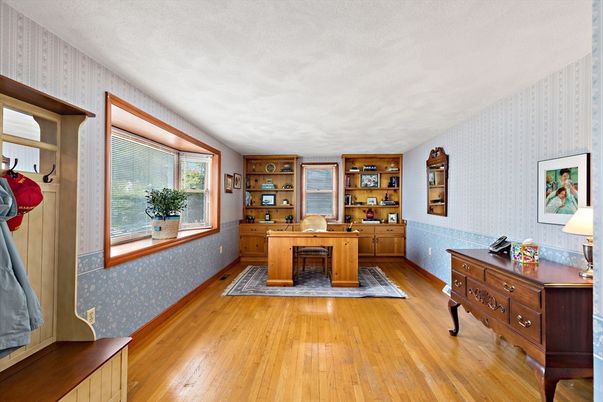 Home Office, Interior, Wood Texture Flooring