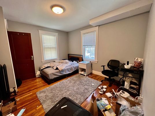 Bedroom, Home Office, Interior, Wood Texture Flooring